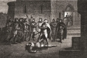 Moord op Étienne Marcel in 1358 - in Henri Martins 