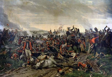 Slag bij Waterloo op 18 juni
