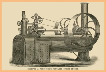 Blaasbalg - Whitcomb draagbare stoommachine