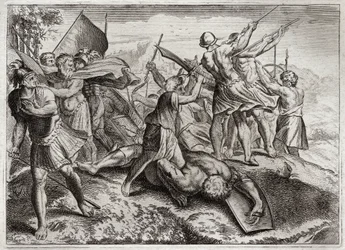 Bijbel van Royaumont, Oude Testament: Jonathas Pontiff. Jonathas (Jonathan) volgt zijn broer Judas Machabee (Maccabee, Macabee) op aan het hoofd van de opstand tegen de Seleuciden. Hij behaalde verschillende overwinningen. Diodote Tryphon verrast hem uitei