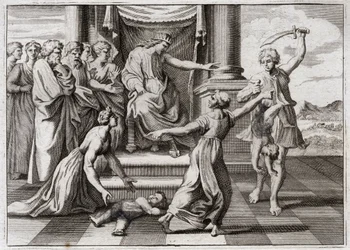 Bijbel van Royaumont, Oude Testament: Oordeel van Salomo. Salomo