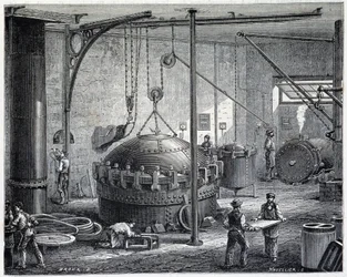 Ketels voor het vulkaniseren van rubber door natte stoom - in 