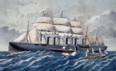 Britse stoomboot Great Eastern