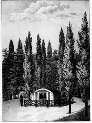 Begrafenis van de heer Le Duc de la Rochefoucauld, Liancourt