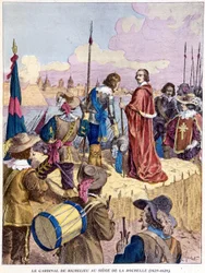 Kardinaal Richelieu bij het Beleg van La Rochelle (1627 - 1628)