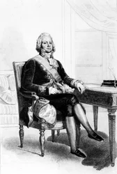 Charles Maurice de Talleyrand Périgord (1754-1838), Franse politicus. Gravure uit de 19e eeuw.