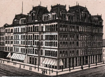 Chicago, VS: uitzicht op Field, Leiter & Co. in 