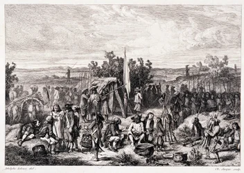 Chouans bij het bivak - in 