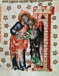 Christus afscheid (Jezus Christus en Jozef