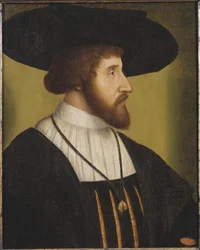 Portret van koning Christiaan II van Denemarken