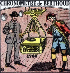 Chronometer door Ferdinand Berthoud (1727-1807), Zwitserse horlogemaker