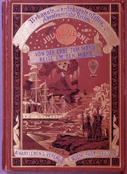Omslag van een boek van Jules Verne in het Duits