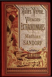 Omslag van het boek Mathias Sandorf, roman door Jules Verne