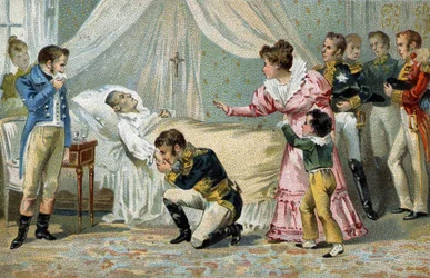 Dood van Napoleon I (1769-1821), op Sint-Helena op 5 mei 1821