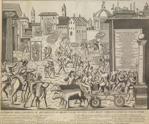 De grote pest van Milaan in 1630