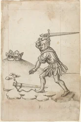 Breek de kroon niet [fol. 43 recto], ca. 1512-1515 (pen en zwarte inkt op geschept papier)