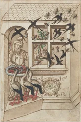 Heb geen zwaluwen onder hetzelfde dak [fol. 40 recto], ca. 1512-1514 (pen en inkt)