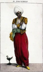 Domenico Donzelli (1790 - 1873), Italiaanse tenor, voorgesteld in de Otello door Gioacchino Rossini. La Scala