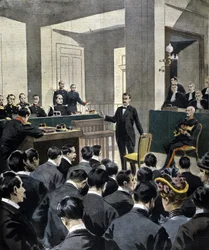 Dreyfus-affaire: getuigenis van luitenant-kolonel Georges Picquart tijdens het proces van schrijver Emile Zola (februari 1898)