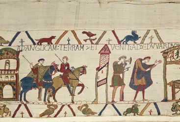 Graaf Harold rijdt van Bosham naar Londen, Tapijt van Bayeux