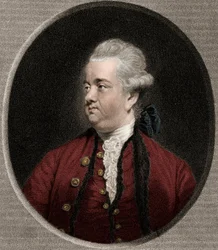 Edward Gibbon 1737-1794 - gravure - 19e eeuw