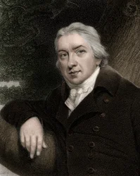 Edward Jenner 1749-1823 - gravure - 19e eeuw