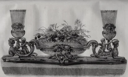 Bijzonder in kristal van de Baccarat-fabriek - gravure in 