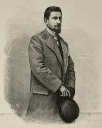 Eugenio Ruspoli (1866-1893), Italiaanse ontdekkingsreiziger, foto door Angiolini uit L