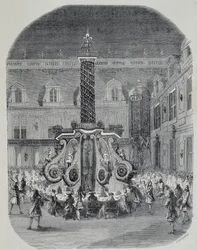 Feest van Lodewijk XIV (feest in de marmeren binnenplaats in Versailles)