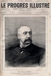 Felix Faure, president van de Franse Republiek