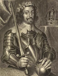 Ferdinand III, Heilige Roomse Keizer - Ferdinand III van Habsburg 1608-1657 - gravure 17e eeuw