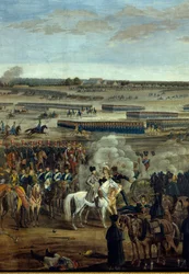 Eerste Keizerrijk: Keizer Napoleon I (1769-1821) bij de Slag om Leipzig
