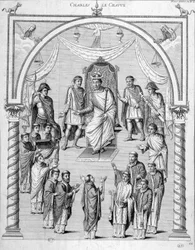Frankrijk in de 9e eeuw: Karel II De Kale (823-877).