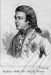 Frederik Willem III van Pruisen - Portret van Frederik Willem III van Pruisen (1770-1840) koning van Pruisen