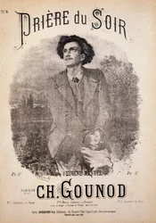 Frontispice van Avondgebed, door Charles Gounod