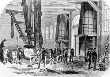 Gieterij van Grenelle in 1885