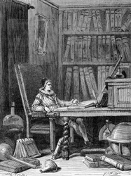 Guillaume Gilbert (1540 - 1603) schrijft zijn verhandeling 