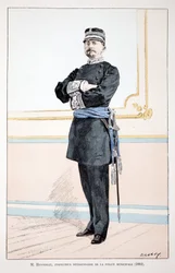 Honorat, divisie-inspecteur van de gemeentepolitie (1884)