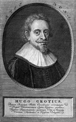 Hugo Grotius (1583-1645) (Huig de Groot), Nederlandse jurist en diplomaat.