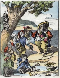 Illustratie van het sprookje 