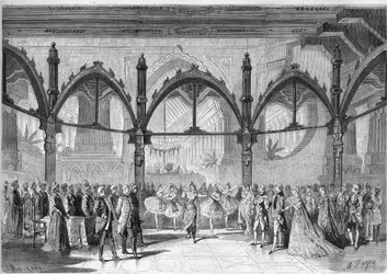 Keizerlijk Theater van de Komische Opera: Scene IV, Act II van de opera 