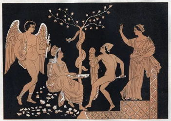 Jason en Medea - gravure uit 