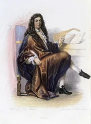 Jean Baptiste Lully (Giovanni Battista Lulli) (1632-1687) - in Le Plutarque français, Ed. Mennechet