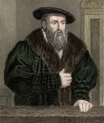 Johannes Kepler (Keppler) 1571-1630 - gravure - 19e eeuw