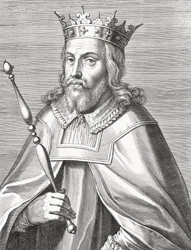 Koning Duarte I van Portugal. Edward I. Portret.