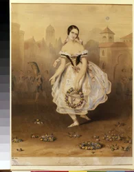 De Italiaanse ballerina Fanny Cerrito