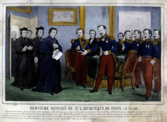Laatste missie van de aartsbisschop van Parijs (25 juni 1848)