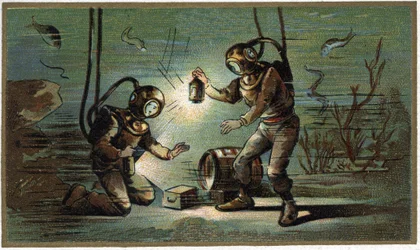 Chromolithografie uit het einde van de 19e eeuw