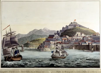 Ontsnapping van Napoleon Bonaparte van het eiland Elba 26/02/1815