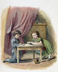Lezing van de kinderen - in 